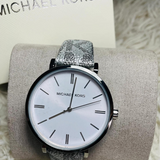  Shop Authentic Michael Kors Addyson Quartz White Dial Gray Leather Strap Watch for Women - MK2951 - Luxxuri