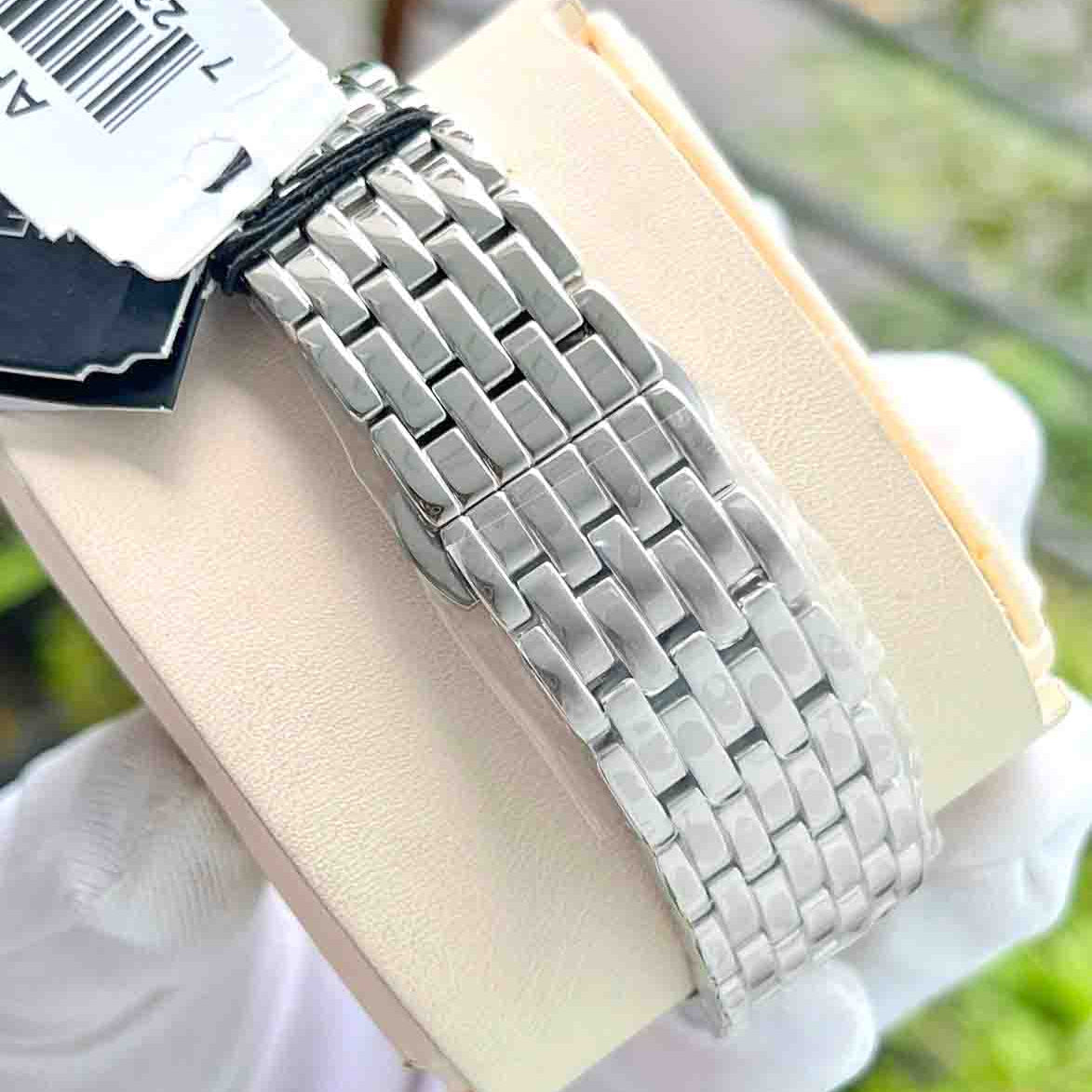  Shop Authentic Emporio Armani Meccanico Automatic Green Dial Silver Steel Strap Watch For Men - AR60067 - Luxxuri