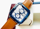  Shop Authentic Fossil Inscription Multifunction Silver Dial Brown Leather Strap Watch for Men - BQ2658 - Luxxuri