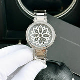  Shop Authentic Guess Lily Quartz Silver Dial Silver Steel Strap Watch For Women - GW0528L1 - Luxxuri