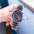  Shop Authentic Michael Kors Bayville Chronograph Blue Dial Grey Steel Strap Watch For Men - MK8727 - Luxxuri