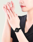  Shop Authentic Swarovski Cosmopolitan PVD Black Dial Black Steel Strap Watch for Women - 5547646 - Luxxuri