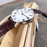  Shop Authentic Tissot T Classic Everytime White Dial Brown Leather Strap Watch For Men - T109.410.16.033.00 - Luxxuri