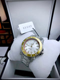  Shop Authentic Gucci Dive Automatic 18K Gold Silver Dial Silver Steel Strap Watch for Men - YA136357 - Luxxuri