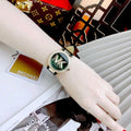  Shop Authentic Michael Kors Parker Green Dial Green Leather Strap Watch For Women - MK4724 - Luxxuri