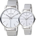  Shop Authentic Calvin Klein Even Quartz White Dial Silver Steel Strap Watch for Women - K7B21126 - Luxxuri