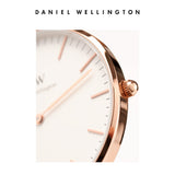 Shop Authentic Daniel Wellington Classic Suffolk White Dial Brown Leather Strap Watch For Women - DW00100120 - Luxxuri