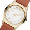 Shop Authentic Marc Jacobs Baby Dave White Dial Brown Leather Strap Watch for Women - MBM1261 - Luxxuri
