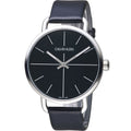  Shop Authentic Calvin Klein Evan Black Dial Black Leather Strap Watch for Men - K7B211CZ - Luxxuri