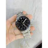  Shop Authentic Fossil Goodwin Chronograph Black Dial Silver Steel Strap Watch for Men - FS5412 - Luxxuri