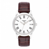  Shop Authentic Tissot T Classic Dream White Dial Brown Leather Strap Watch for Men - T033.410.16.013.01 - Luxxuri
