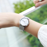  Shop Authentic Calvin Klein Minimal Silver Dial Silver Mesh Bracelet Watch for Men - K3M2112Z - Luxxuri