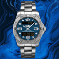  Shop Authentic Breitling Aerospace Evo Blue Dial Silver Steel Strap Watch for Men - E79363101C1E1 - Luxxuri