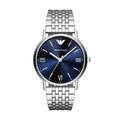  Shop Authentic Emporio Armani Kappa Quartz Blue Dial Silver Steel Strap Watch For Men - AR80010 - Luxxuri