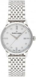  Shop Authentic Maurice Lacroix Eliros Date White Dial Silver Steel Strap Watch for Women - EL1094-SS002-150-1 - Luxxuri
