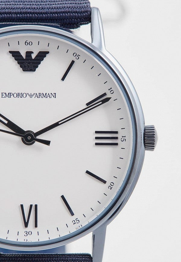  Shop Authentic Emporio Armani Kappa Dress White Dial Two Tone NATO Strap Watch For Men - AR80005 - Luxxuri