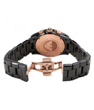  Shop Authentic Emporio Armani Chronograph Black Ceramic Stainless Steel Dial Watch For Women - AR1411 - Luxxuri