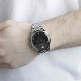  Shop Authentic Emporio Armani Beta Chronograph Black Dial Steel Strap Watch For Men - AR1863 - Luxxuri