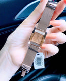  Shop Authentic Guess Nouveau Diamonds Rose Gold Dial Rose Gold Mesh Bracelet Watch for Women - W0127L3 - Luxxuri