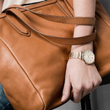  Shop Authentic Fossil Jacqueline White Dial Gold Steel Strap Watch for Women - ES3434 - Luxxuri