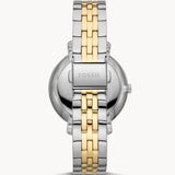  Shop Authentic Fossil Jacqueline Analog Moonphase Mother of Pearl White Dial Two Tone Steel Strap Watch for Women - ES5166 - Luxxuri