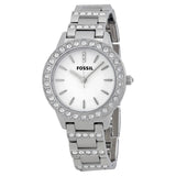  Shop Authentic Fossil Jesse White Dial Silver Steel Strap Watch for Women - ES2362 - Luxxuri