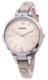  Shop Authentic Fossil Georgia Bone Grey Dial Beige Leather Strap Watch for Women - ES2830 - Luxxuri