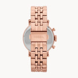  Shop Authentic Fossil Boyfriend Chronograph Rose Gold Dial Rose Gold Steel Strap Watch for Women - ES3380 - Luxxuri