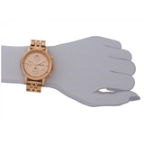  Shop Authentic Fossil Boyfriend Chronograph Rose Gold Dial Rose Gold Steel Strap Watch for Women - ES3380 - Luxxuri