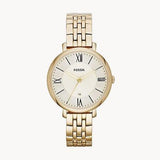  Shop Authentic Fossil Jacqueline White Dial Gold Steel Strap Watch for Women - ES3434 - Luxxuri