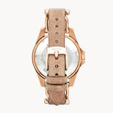  Shop Authentic Fossil Riley White Dial Sand Leather Strap Watch for Women - ES3466 - Luxxuri