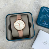  Shop Authentic Fossil Jacqueline White Dial Brown Leather Strap Watch for Women - ES3487 - Luxxuri