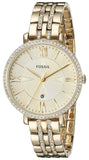  Shop Authentic Fossil Jacqueline Gold Dial Gold Steel Strap Watch for Women - ES3547 - Luxxuri