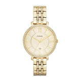  Shop Authentic Fossil Jacqueline Gold Dial Gold Steel Strap Watch for Women - ES3547 - Luxxuri