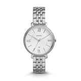 Shop Authentic Fossil Jacqueline White Dial Silver Steel Strap Watch for Women - ES3631 - Luxxuri