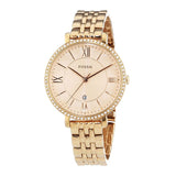  Shop Authentic Fossil Jacqueline Rose Gold Dial Rose Gold Steel Strap Watch for Women - ES3632 - Luxxuri