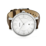  Shop Authentic Fossil Jacqueline White Dial Brown Leather Strap Watch for Women - ES3708 - Luxxuri