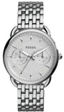  Shop Authentic Fossil Tailor Silver Dial Silver Steel Strap Watch for Women - ES3712 - Luxxuri