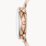  Shop Authentic Fossil Tailor Rose Gold Dial Rose Gold Stainless Steel Strap Watch for Women - ES3713 - Luxxuri