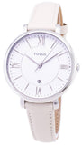  Shop Authentic Fossil Jacqueline White Dial Beige Leather Strap Watch for Women - ES3793 - Luxxuri