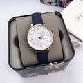  Shop Authentic Fossil Jacqueline White Dial Blue Leather Strap Watch for Women - ES3843 - Luxxuri