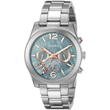  Shop Authentic Fossil Perfect Boyfriend Mother of Pearl Blue Dial Silver Steel Strap Watch for Women - ES3880 - Luxxuri