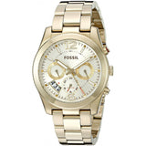  Shop Authentic Fossil Boyfriend Gold Dial Gold Steel Strap Watch for Women - ES3884 - Luxxuri