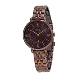  Shop Authentic Fossil Jacqueline Brown Dial Brown Steel Strap Watch for Women - ES4100 - Luxxuri