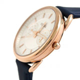  Shop Authentic Fossil Tailor White Dial Blue Leather Strap Watch for Women - ES4260 - Luxxuri