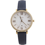  Shop Authentic Fossil Jacqueline White Dial Blue Leather Strap Watch for Women - ES4291 - Luxxuri
