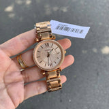  Shop Authentic Fossil Carlie Rose Gold Dial Rose Gold Steel Strap Watch for Women - ES4301 - Luxxuri