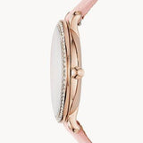  Shop Authentic Fossil Jacqueline White Dial Pink Leather Strap Watch for Women - ES4303 - Luxxuri