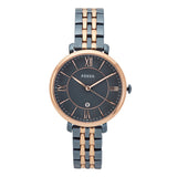  Shop Authentic Fossil Jaqueline Grey Dial Two Tone Steel Strap Watch for Women - ES4321 - Luxxuri