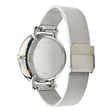  Shop Authentic Fossil Jacqueline Mother of Pearl Blue Dial Silver Mesh Strap Watch for Women - ES4322 - Luxxuri